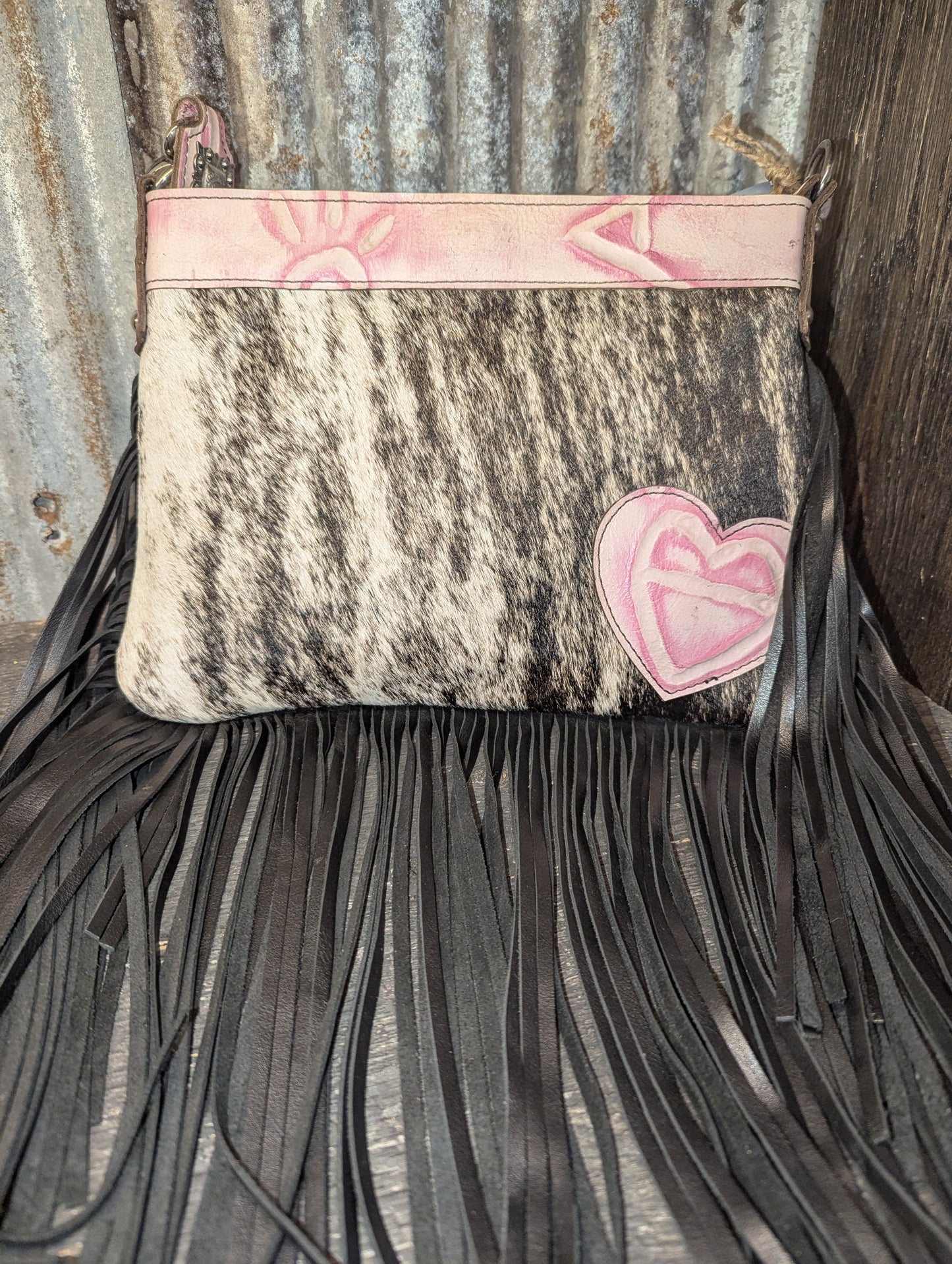 Half Pint, Gray brindle with pink brands