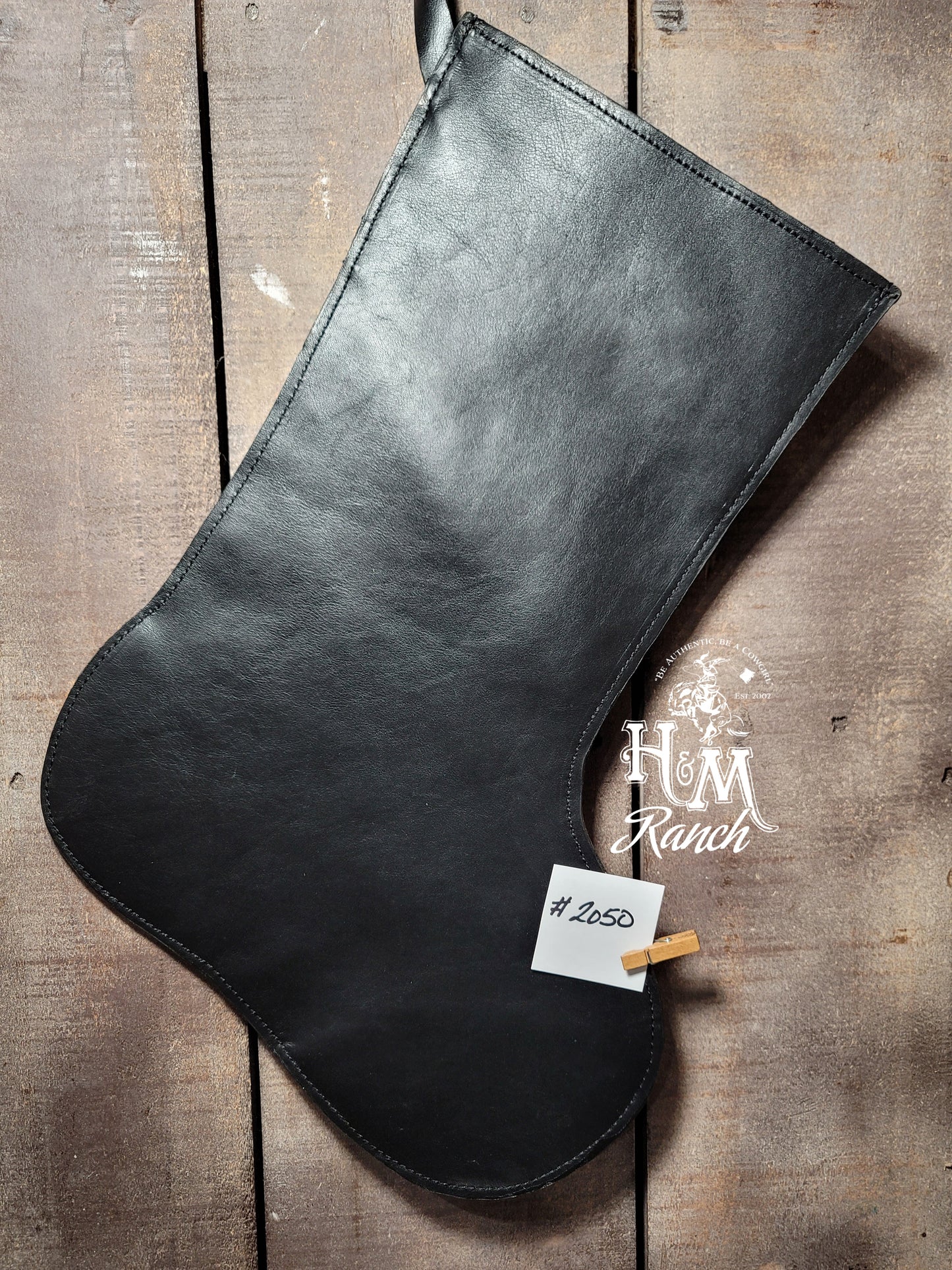 Christmas Stocking Pendleton Rancho Black, #2050