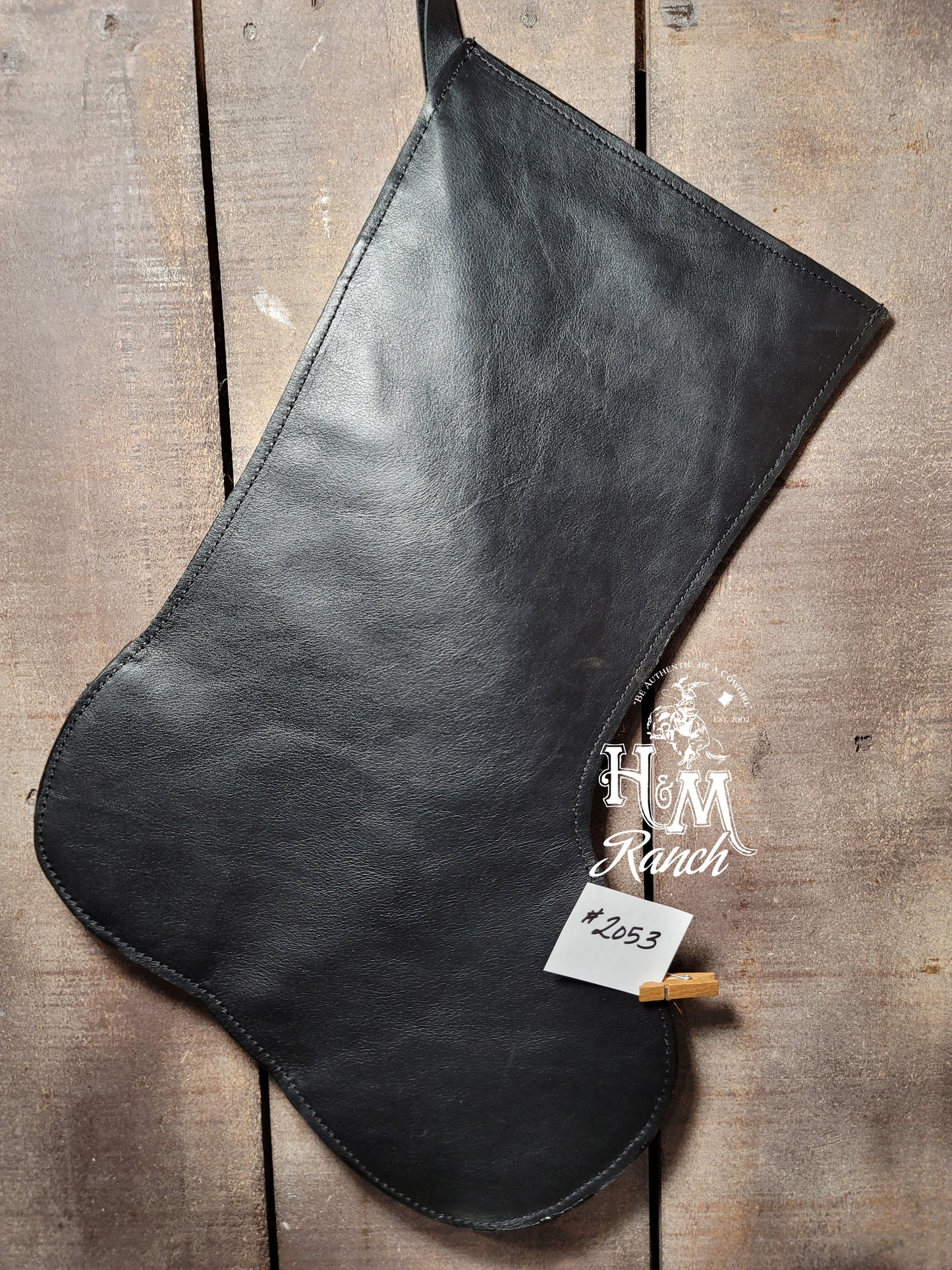 Christmas Stocking Pendleton Rancho Black, #2053
