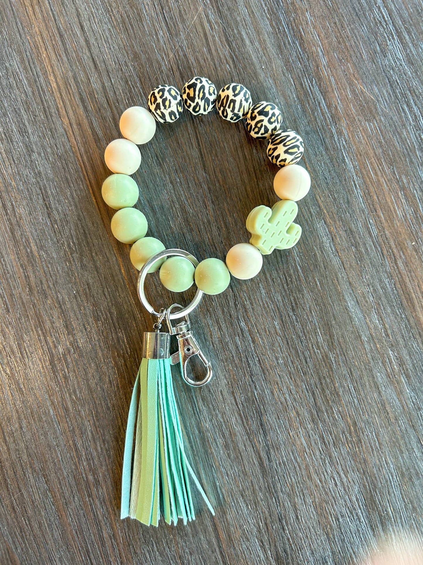 Cactus Western Keychain