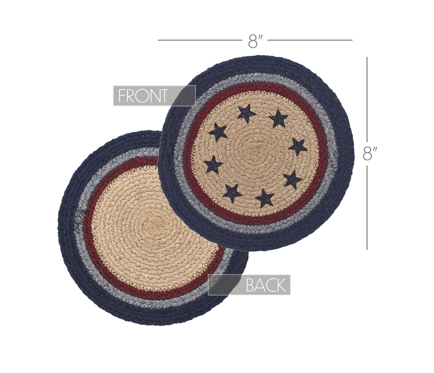 My Country Trivet Stencil Stars