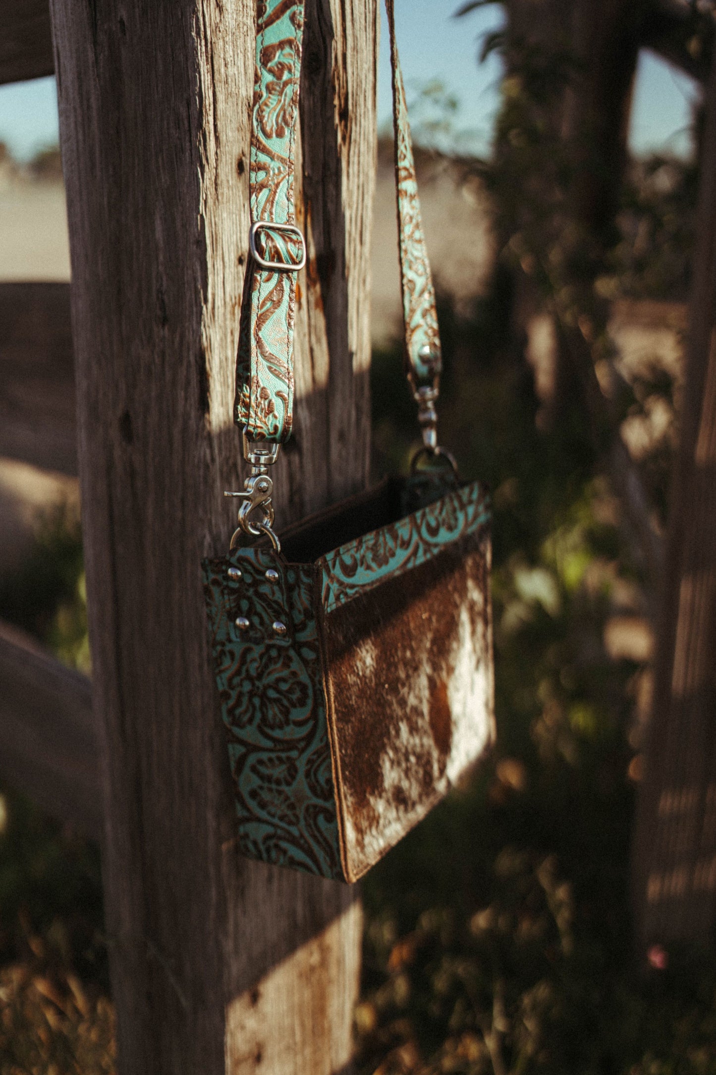 Box Style 8x8, Cowboy Tooled Turquoise
