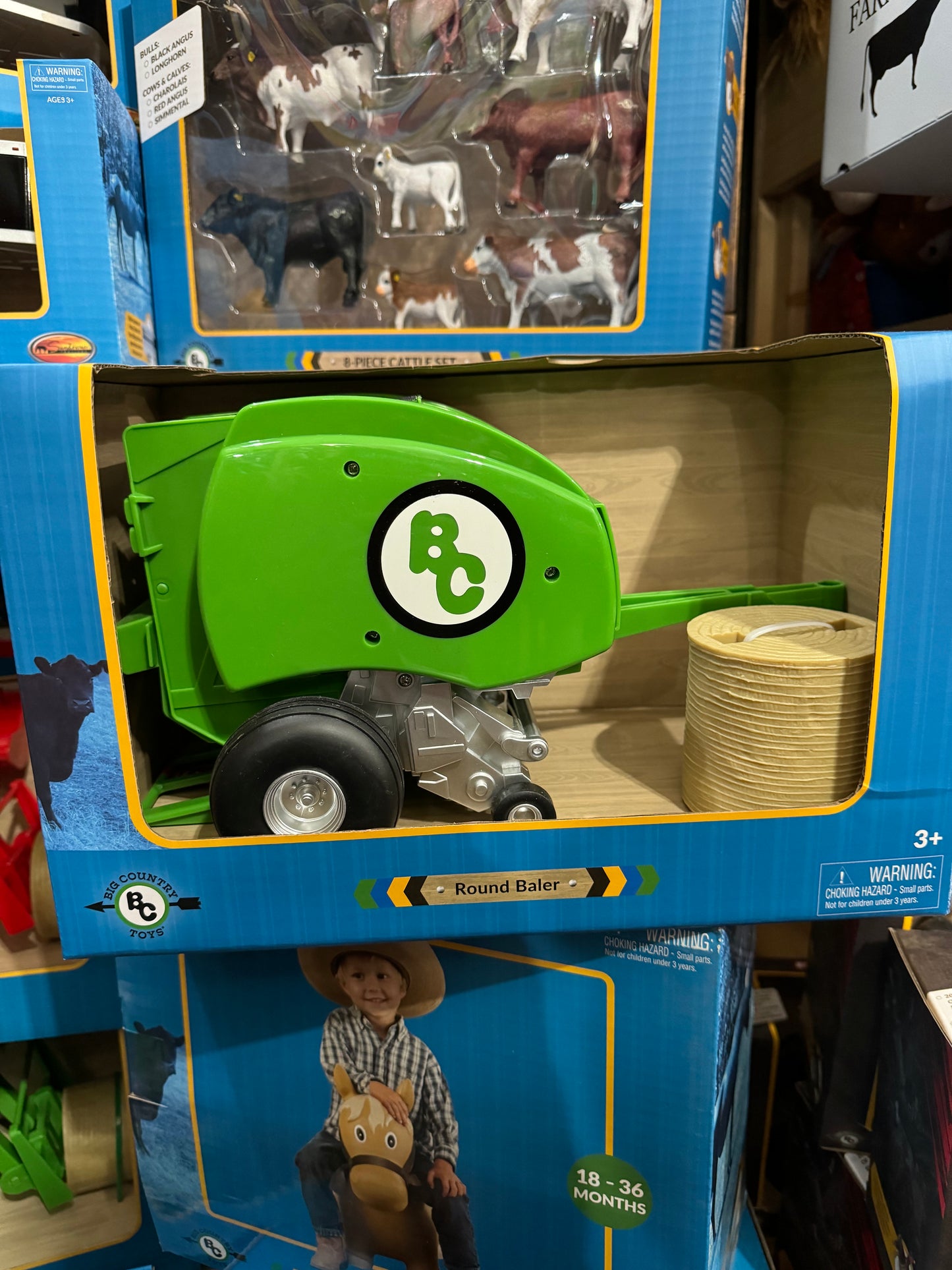 Big Country - Green Round Baler