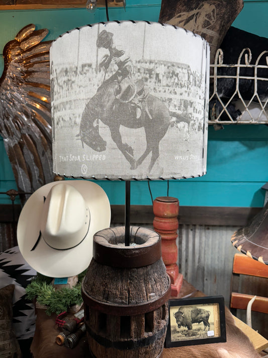 Western Lamp Shades - CFD Black & White
