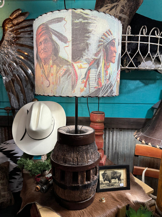 Western Lamp Shades - Big Chief
