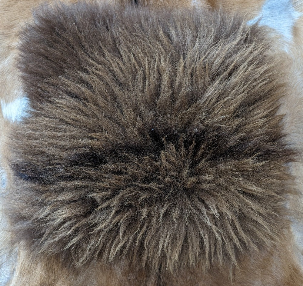 Authentic Buffalo Pillow, American Bison #16162