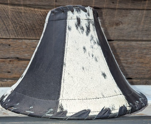 Leather lamp shade