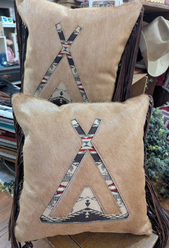 Teepee Southwestern Pillow 18" x 18"