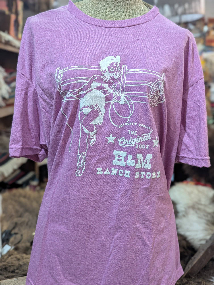 Western T-Shirt - H&M Ranch Store - New and updated logo