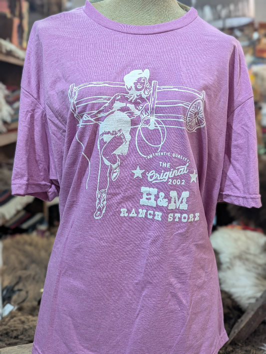 Western T-Shirt - H&M Ranch Store - New and updated logo