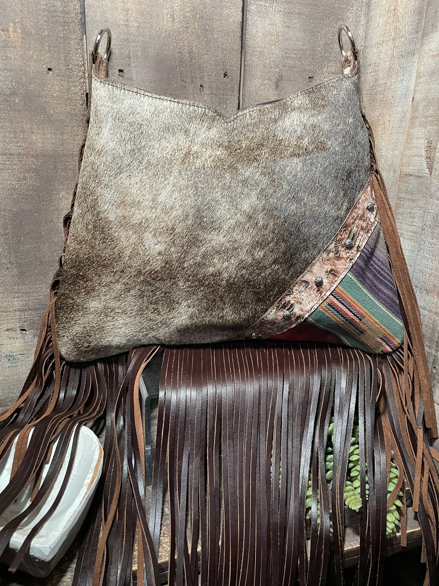 Hobo, Large Brown Driftwood, Serape Corner Accent