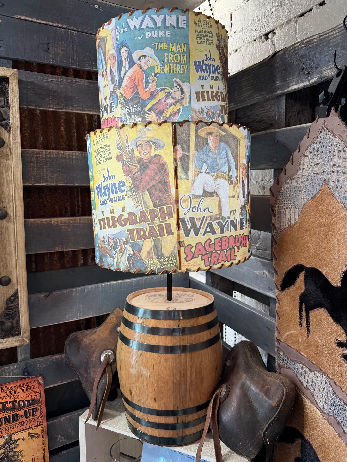 Lamp shades John Wayne Sagebrush