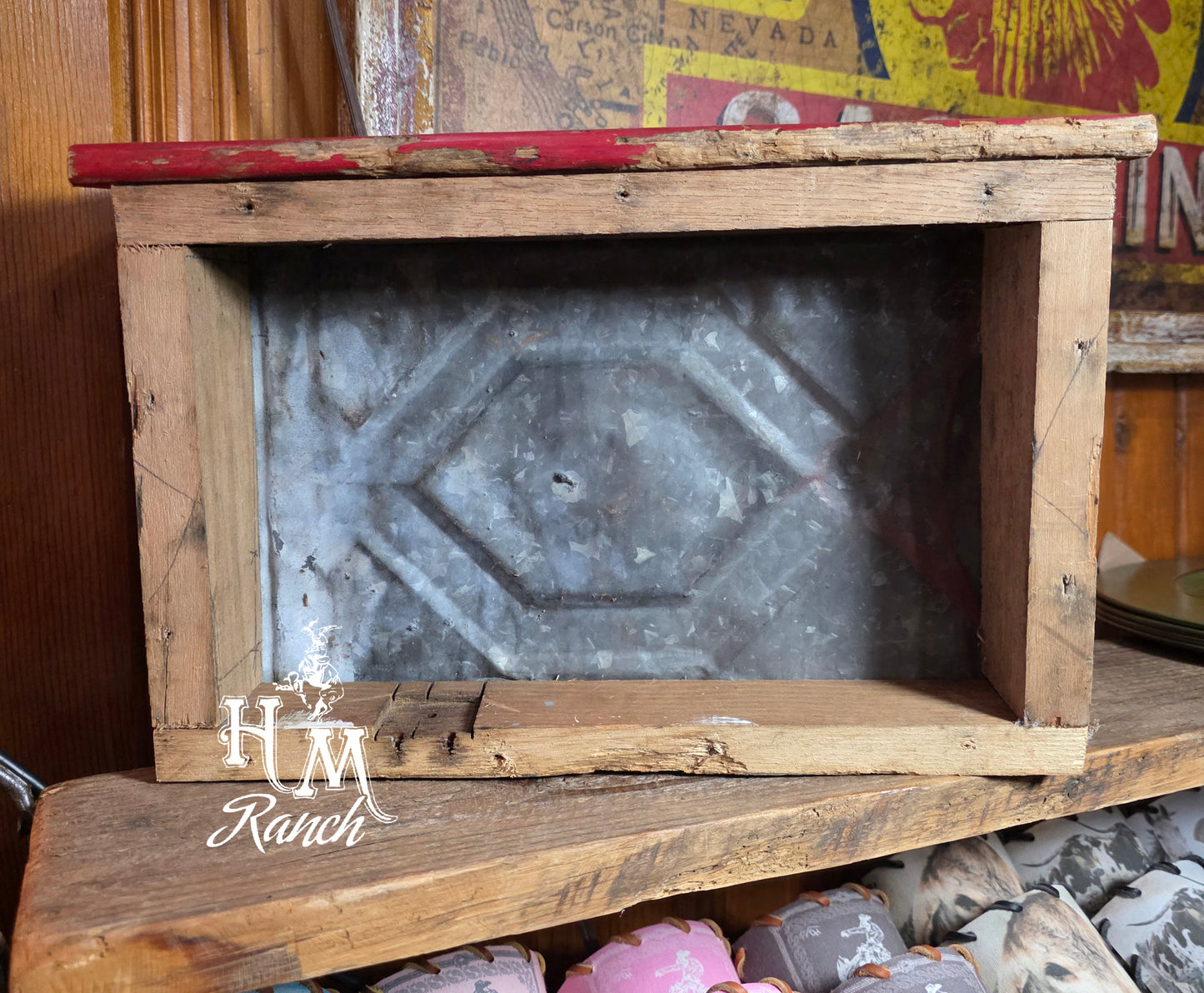 Black Angus on Red Shelf, Jennifer Casebeer Art
