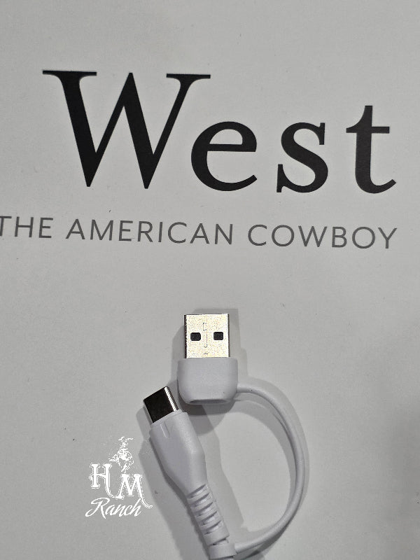 Cowgirl Charging Cable, Pastel Pink and Purple beads (Copy)