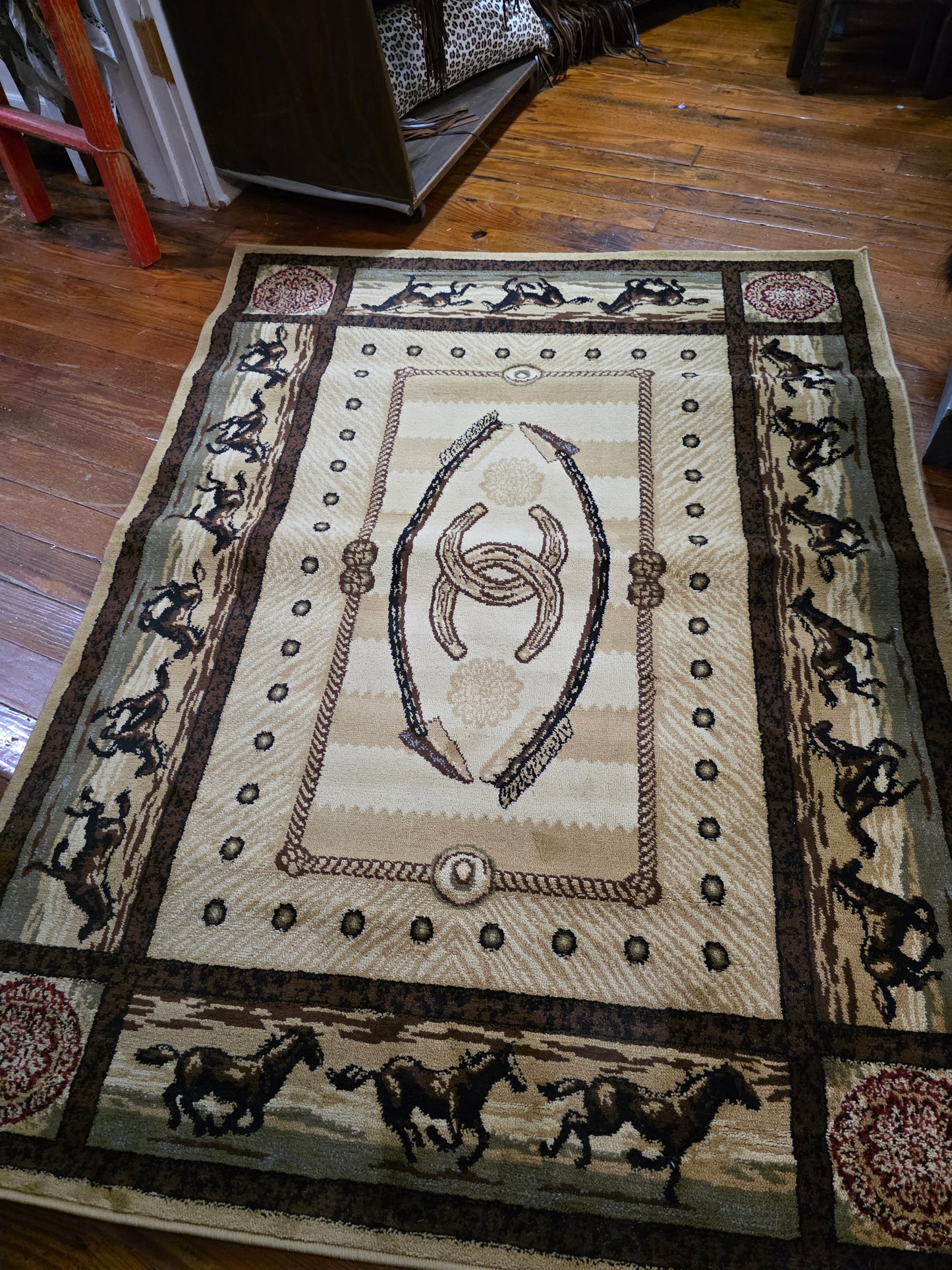Cheyenne's Wild West Area Rug, 4x5