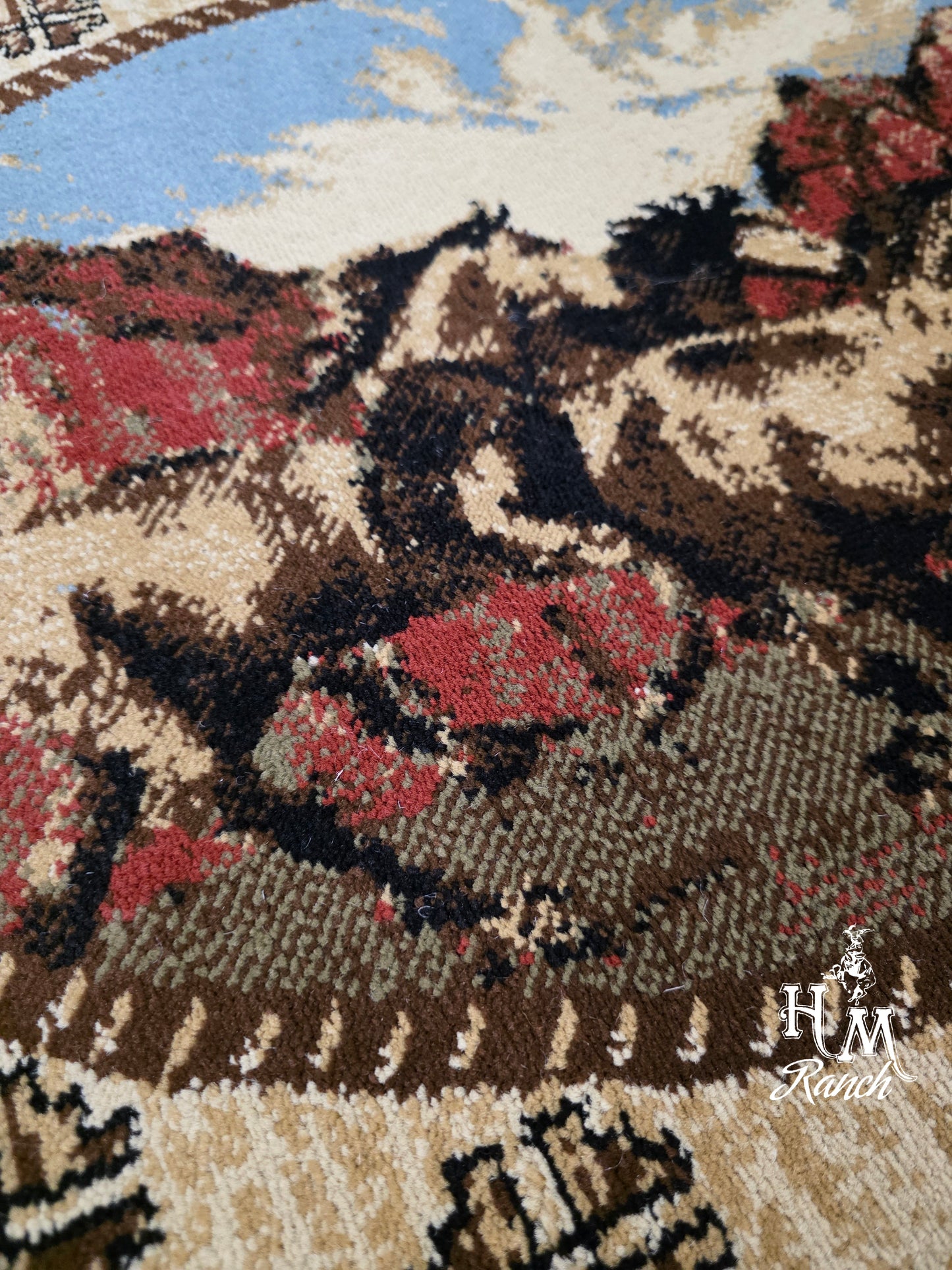 Great Horse Escape Area Rug