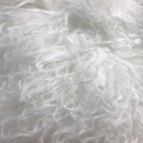 White Tibetan Pillow