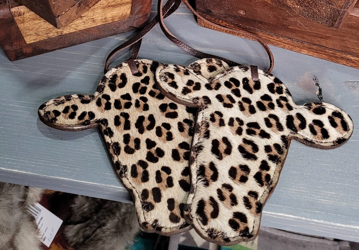 Leather Car Freshie, Heifer