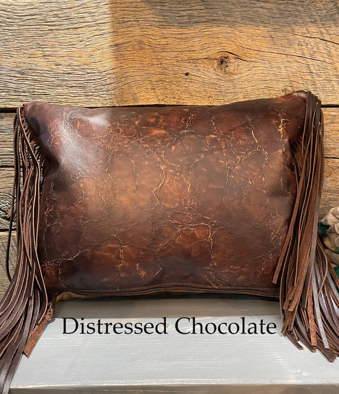 Wheatlands Wool Inlay Custom Brand Pillow, Rectangle