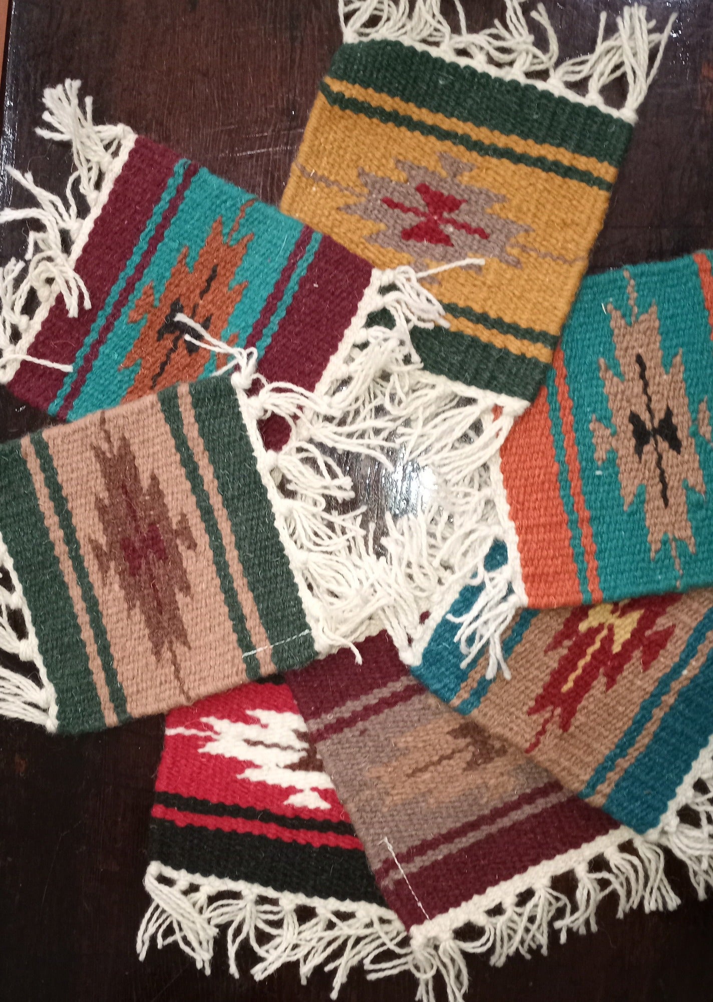 Coaster- Varied colors - 6" x 6"