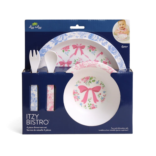 Itzy Ritzy 4 Pc Dinning Set - Bows