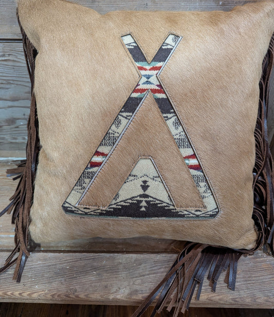 Teepee Southwestern Pillow 18" x 18"