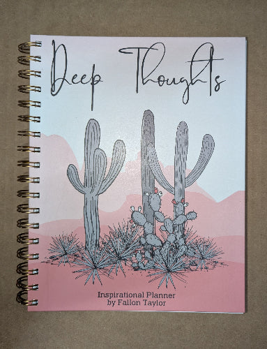 Deep Thoughts inspirational planner