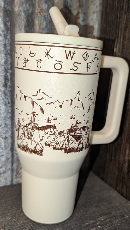 Western Tumblers - various sizes and patterns
