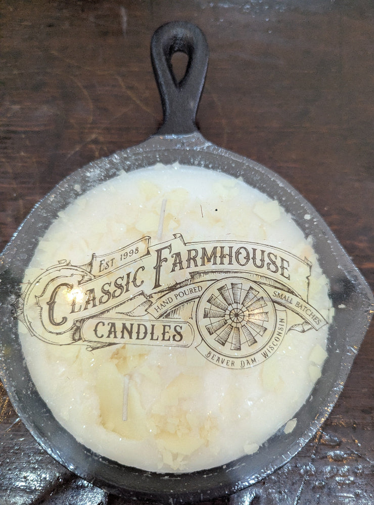 Cast Iron Pan Candle