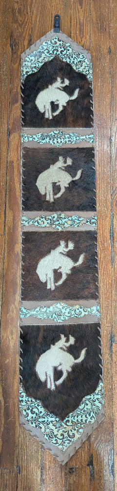 Western Table Runner 6', Bronc