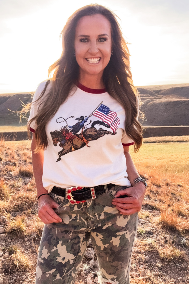 Dust and Glory Ringer Tee