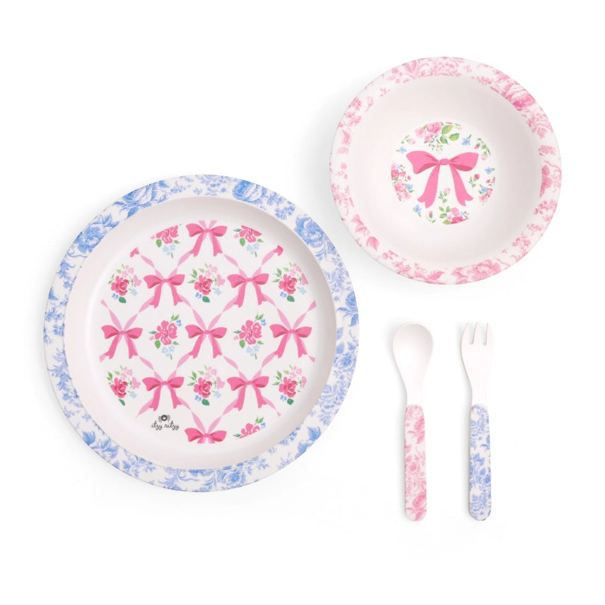 Itzy Ritzy 4 Pc Dinning Set - Bows