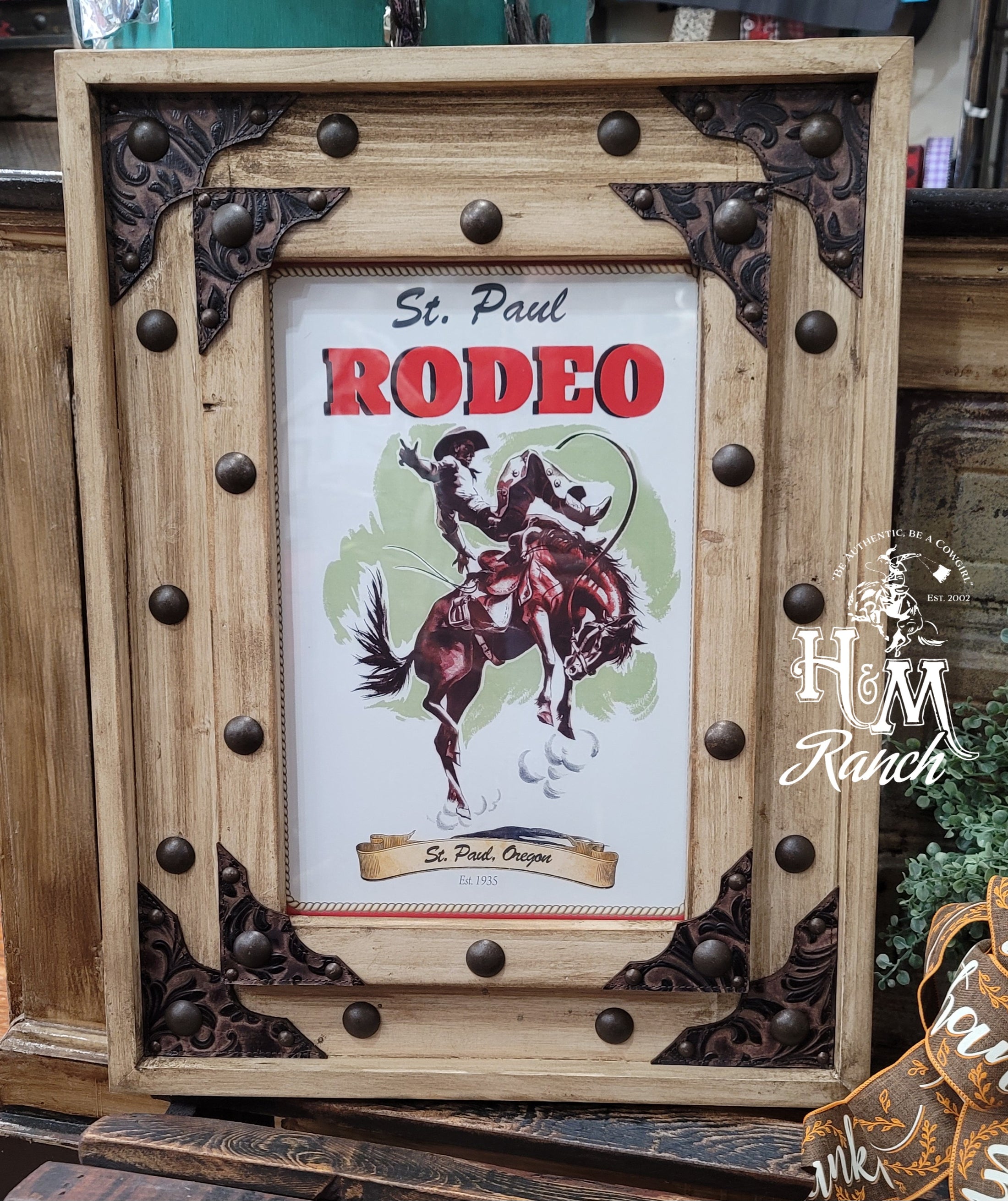 Western Poster Frame, St. Paul Rodeo – H&M Ranch Store