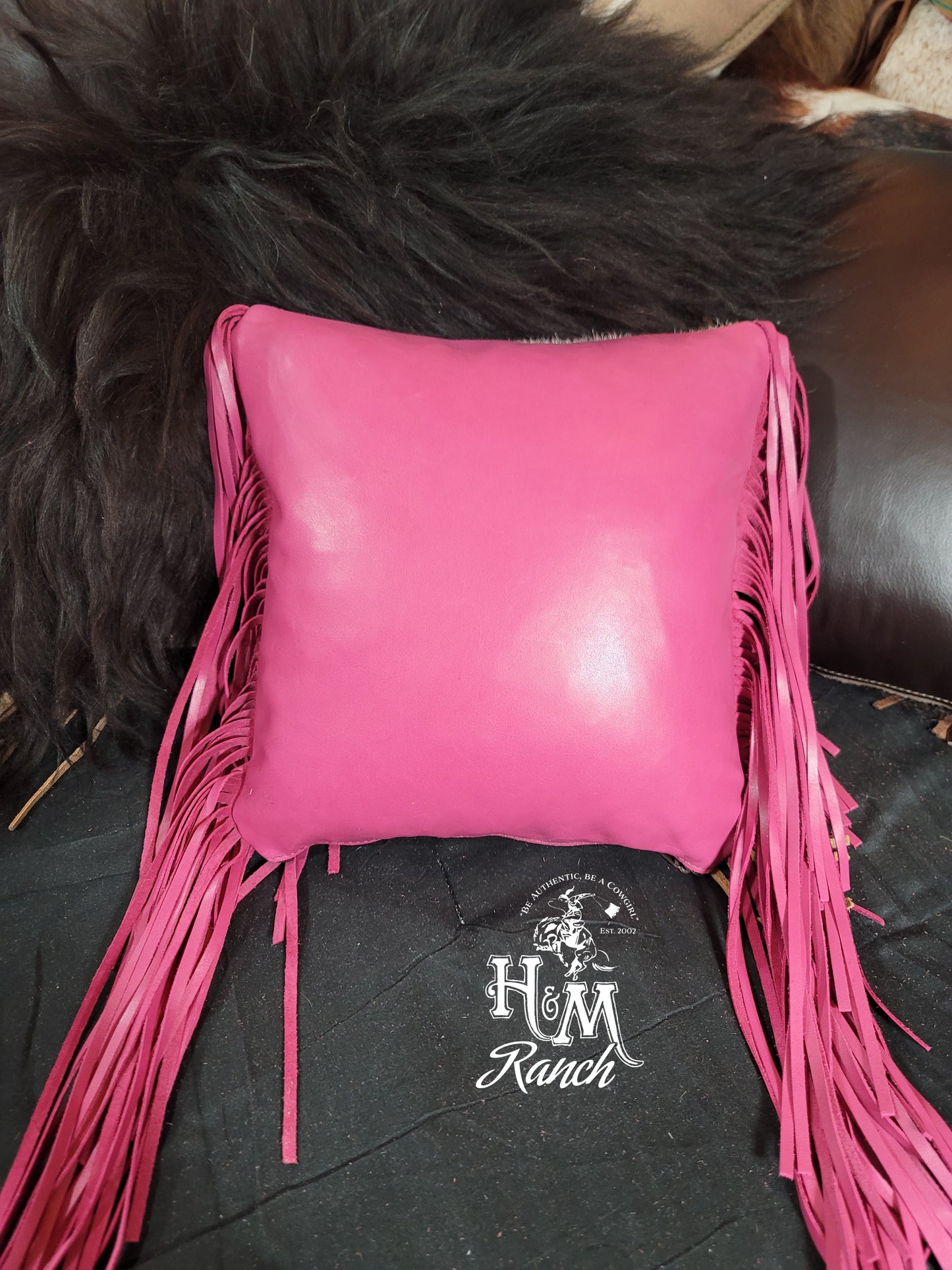 Pink Cactus Pillow, Silver White Metallic, 12x12, #121294