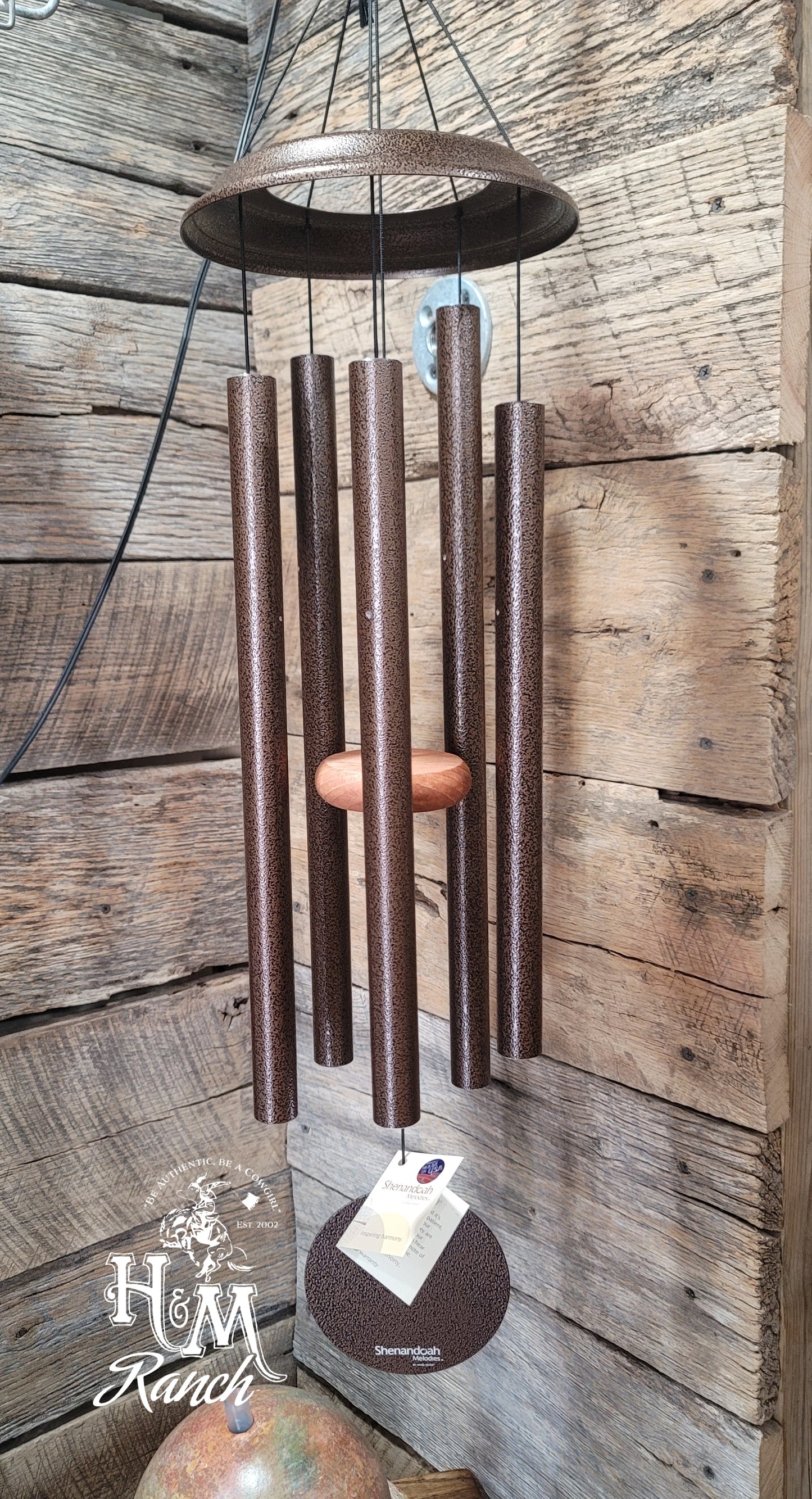 Wind Chime, Shenandoah, 35" Copper Vein