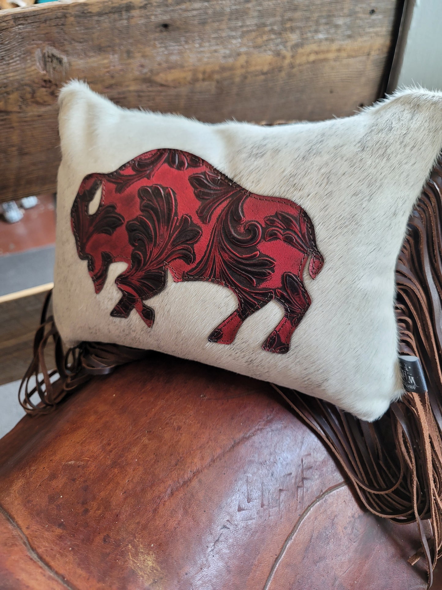 Pillow, Buffalo Red Valentino