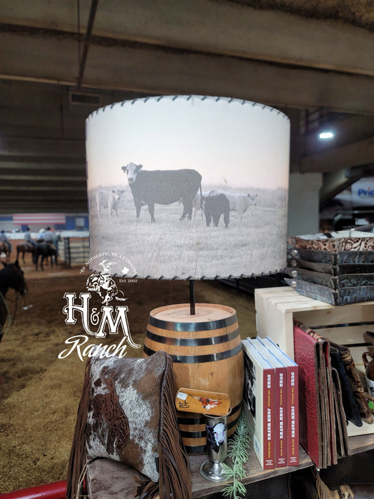 Western Lamp Shades - Cow & Calves