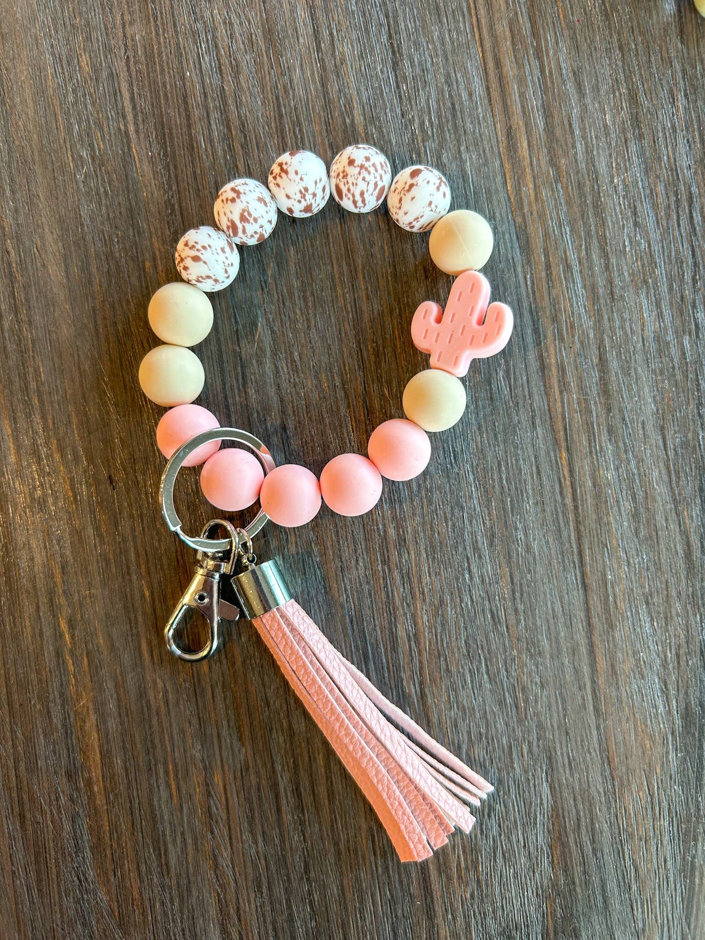 Cactus Western Keychain