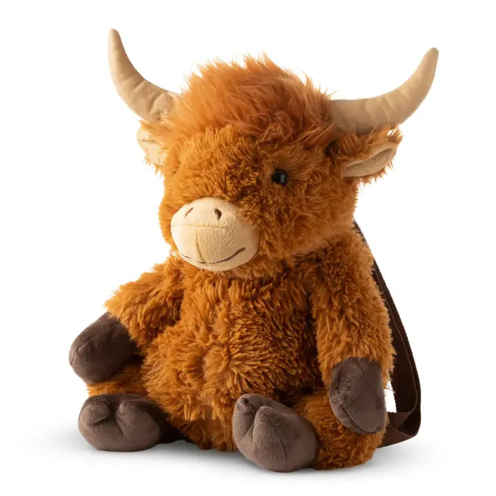 Plush animal backpack