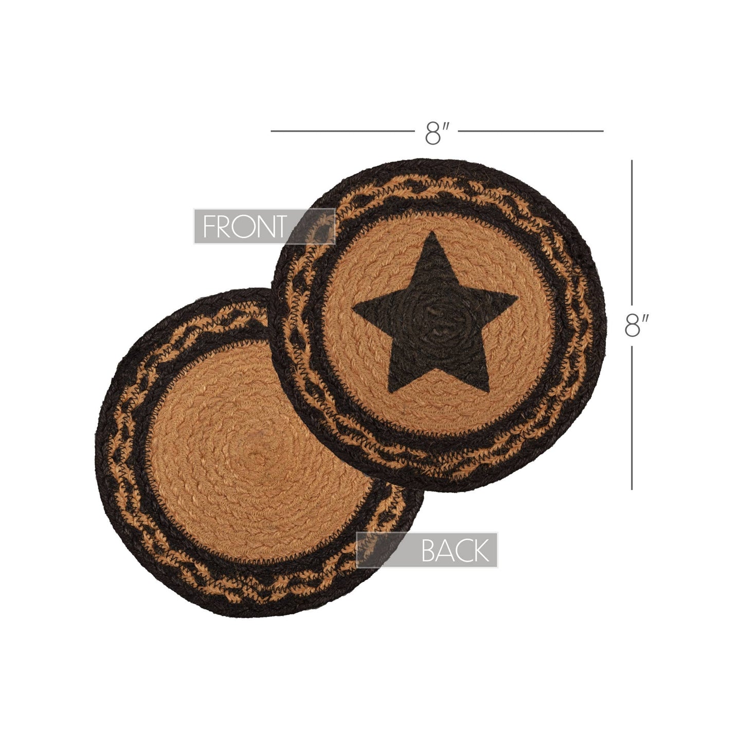 Farmhouse Jute Trivet Stencil Star