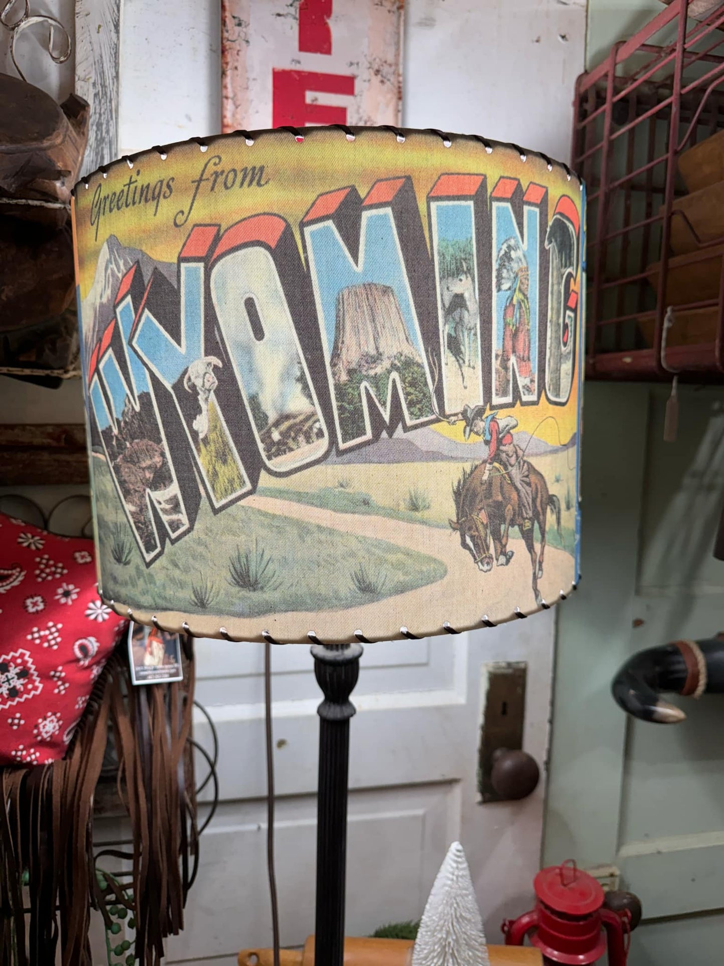 Western Lamp Shades - Wyoming