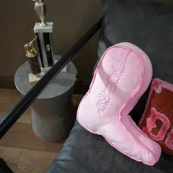 Pink Boot Pillow