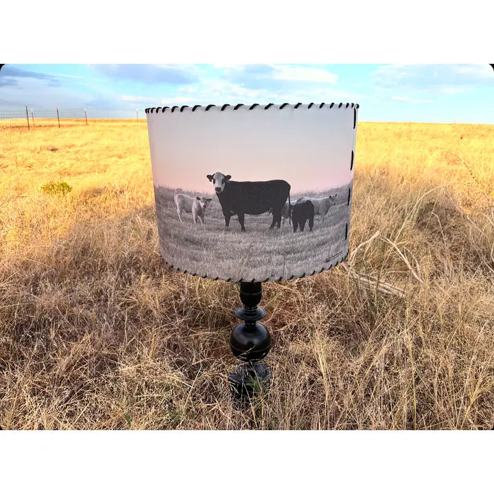 Western Lamp Shades - Cow & Calves