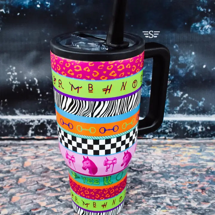 Neon Western Tumbler