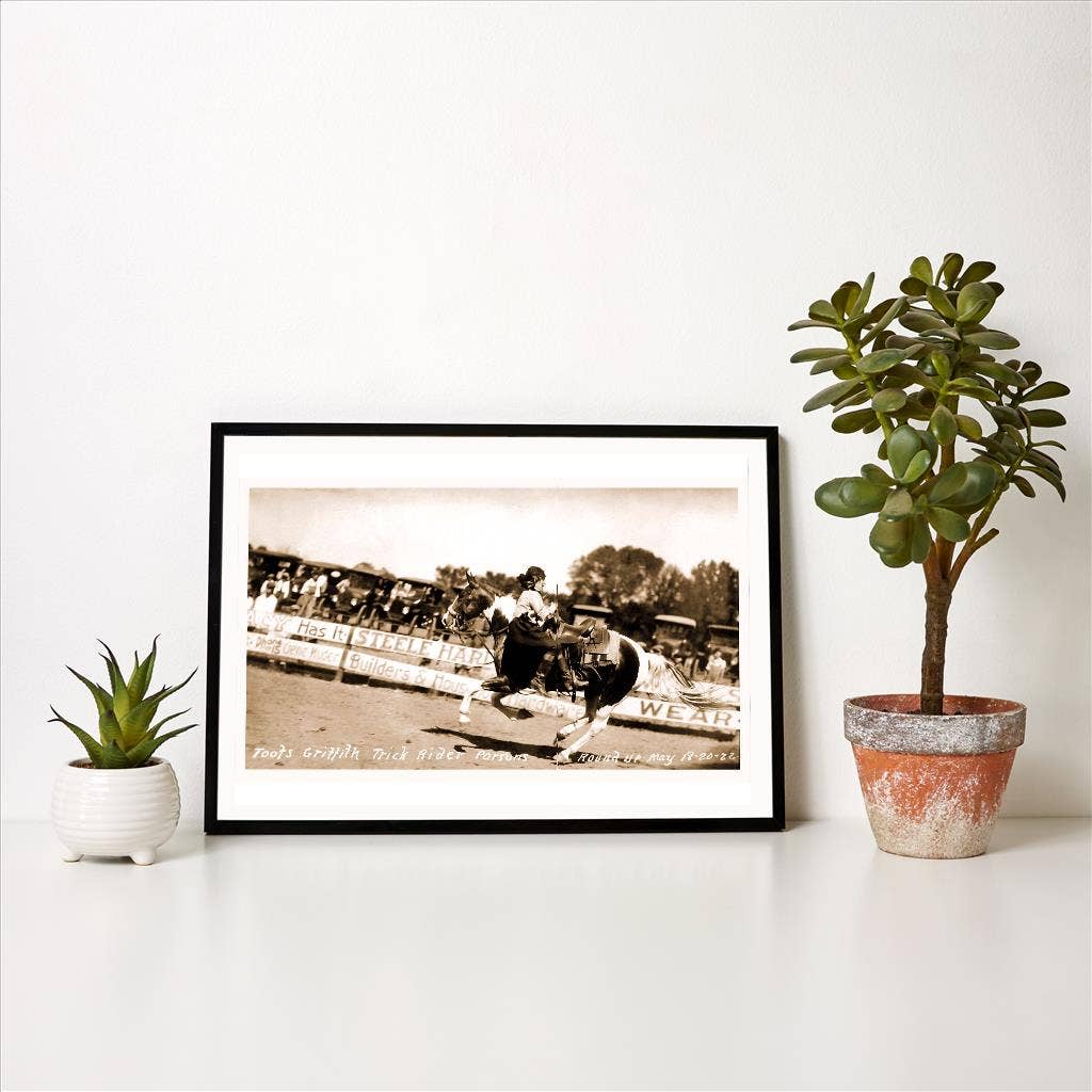 Art Print CG-14 Woman Trick Rider