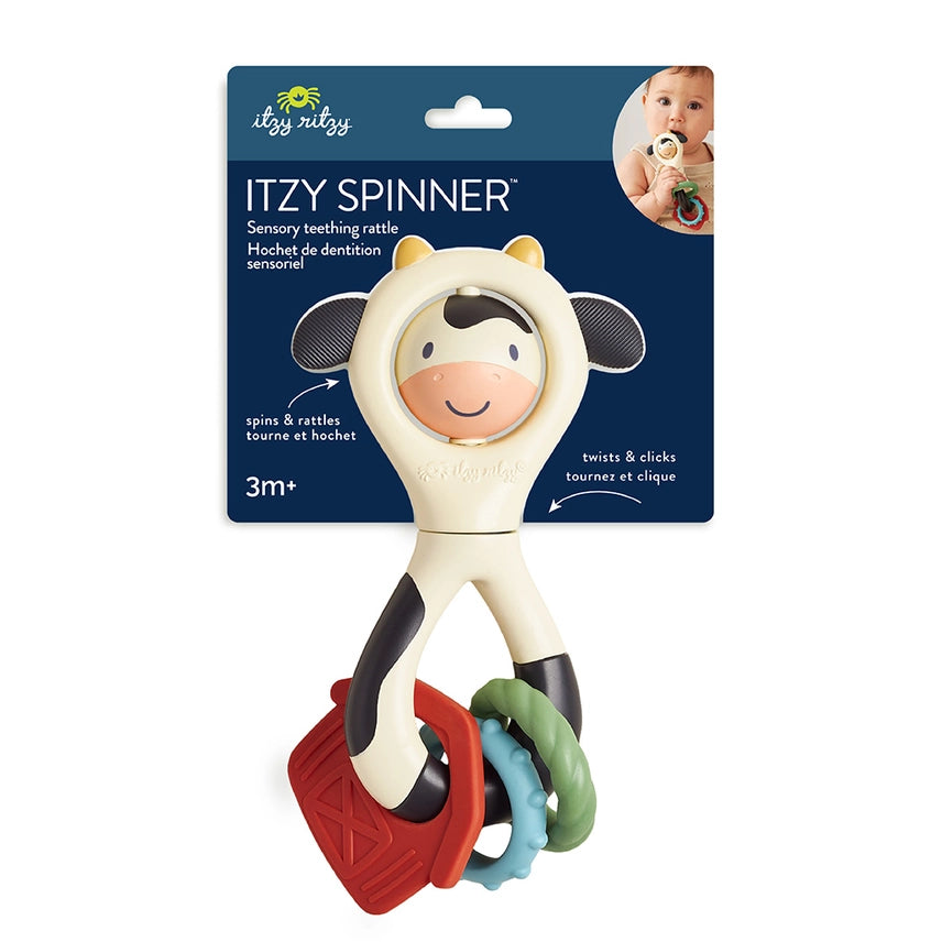Itzy Ritzy Cow Spinner