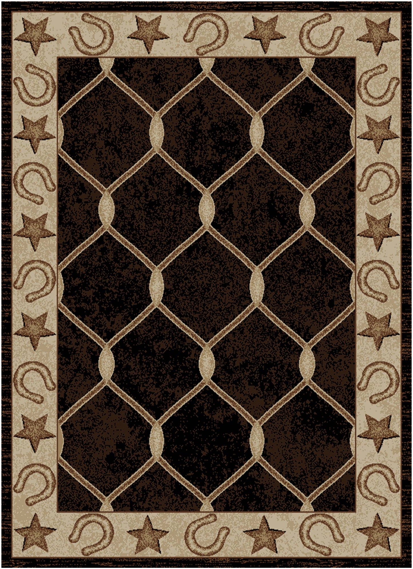 Hearthside Midnight Trail Lodge Area Rug