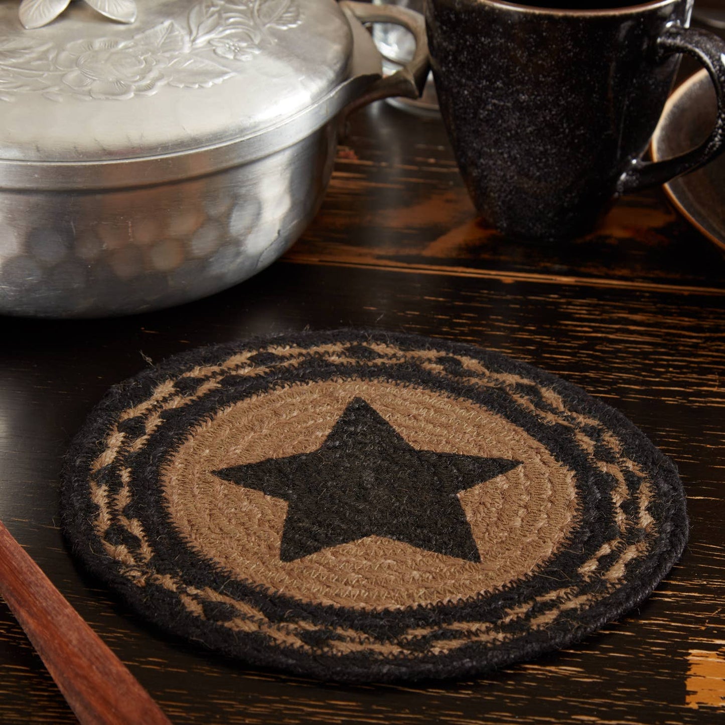 Farmhouse Jute Trivet Stencil Star