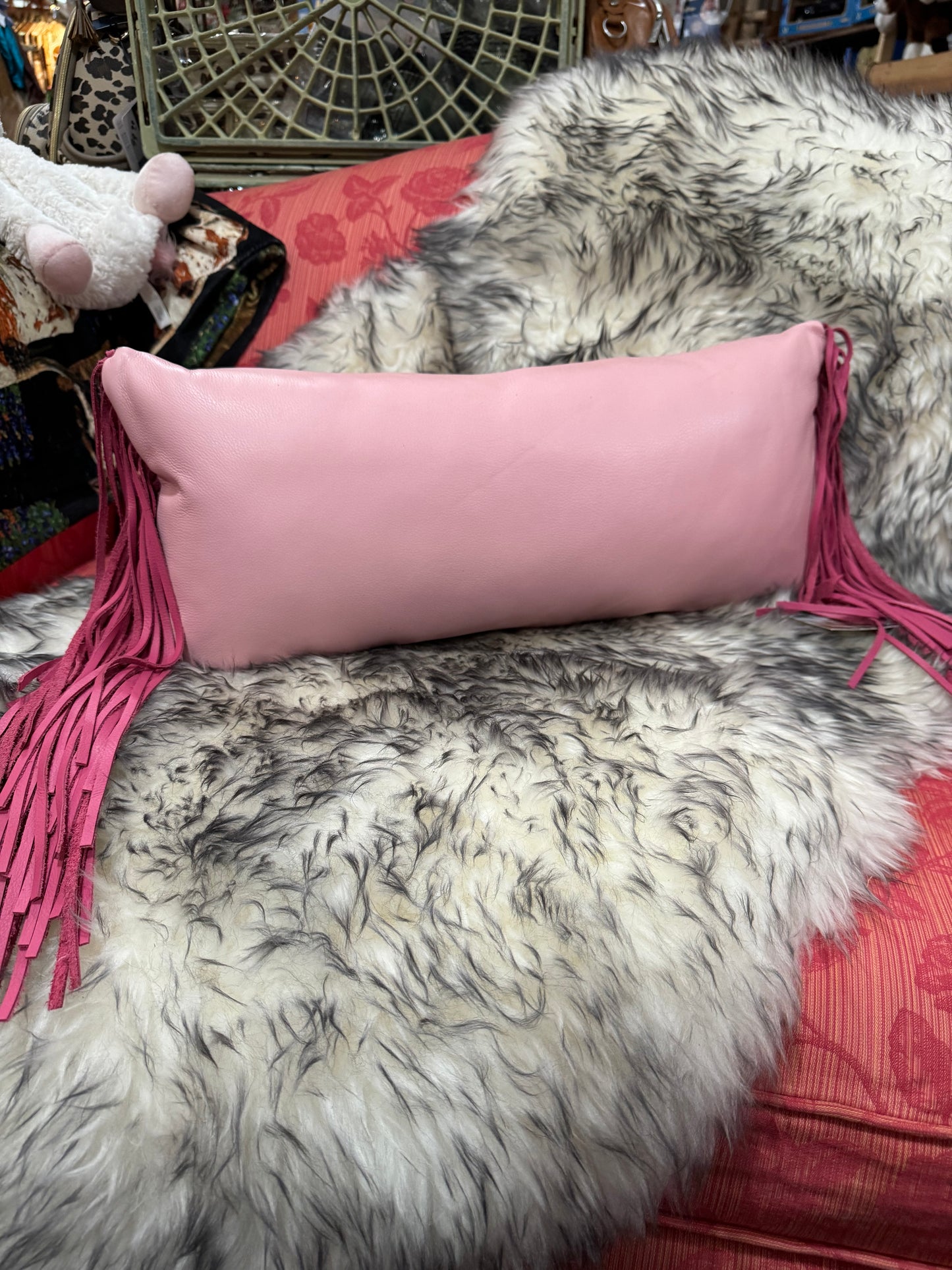 Small long ranch pillow - Pink Brands