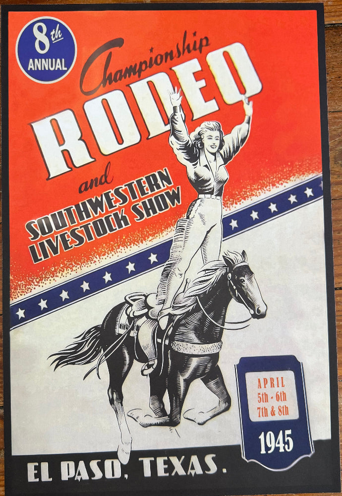 Rodeo Posters, 12x18"
